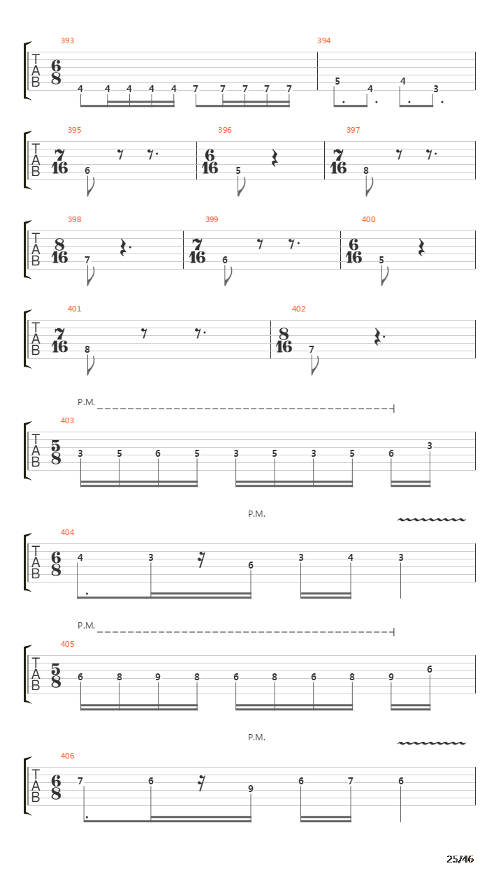 Octavarium吉他谱