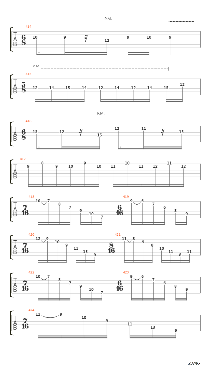 Octavarium吉他谱