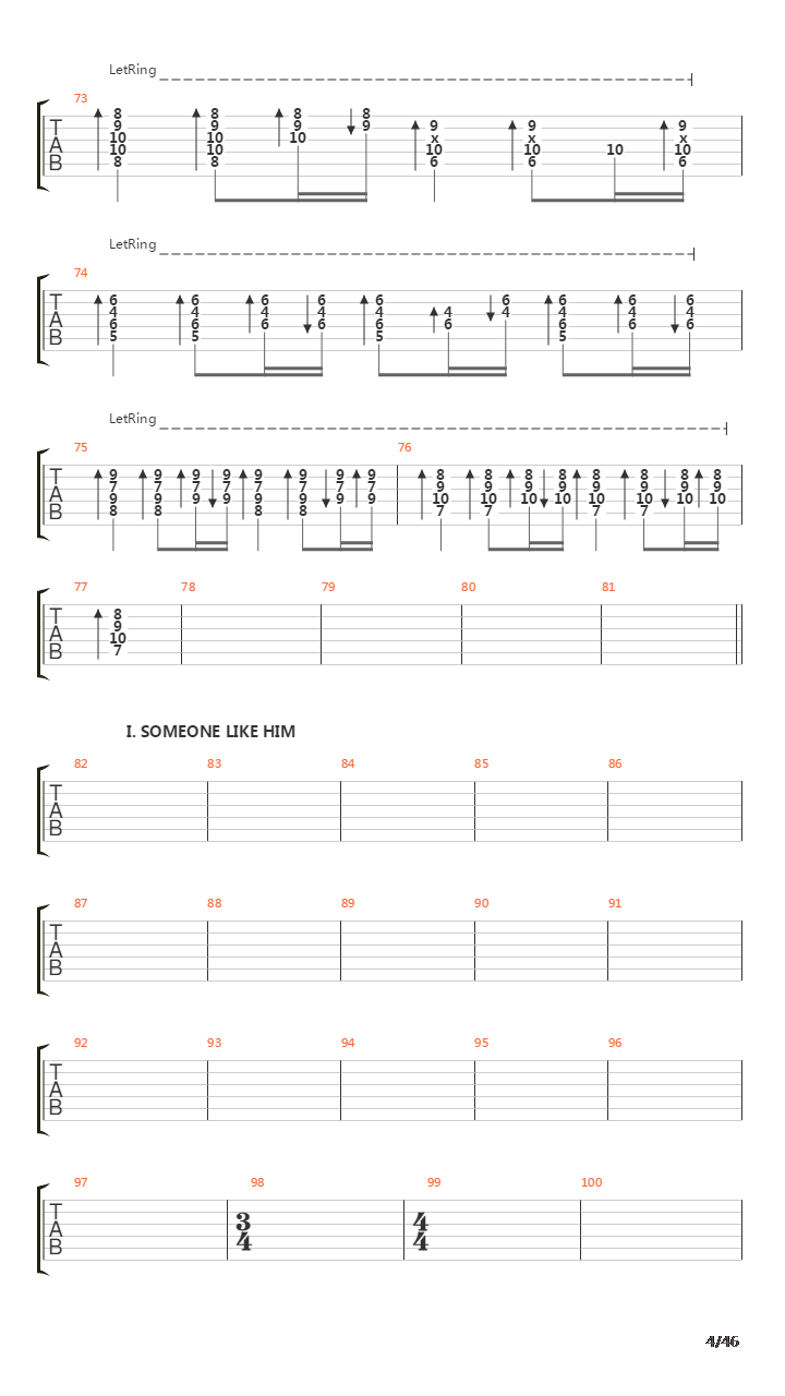 Octavarium吉他谱