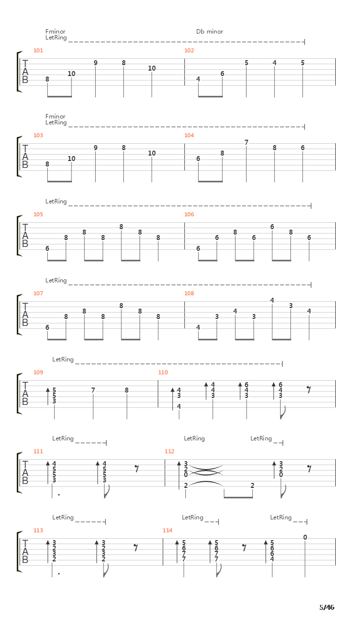 Octavarium吉他谱