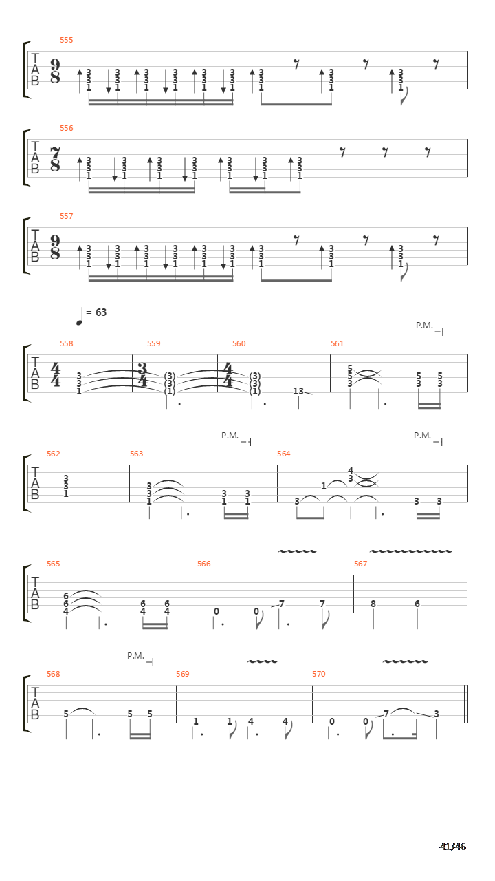 Octavarium吉他谱