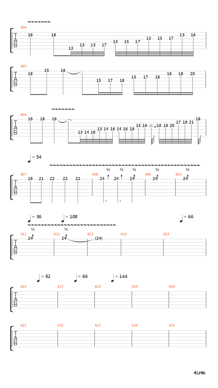 Octavarium吉他谱