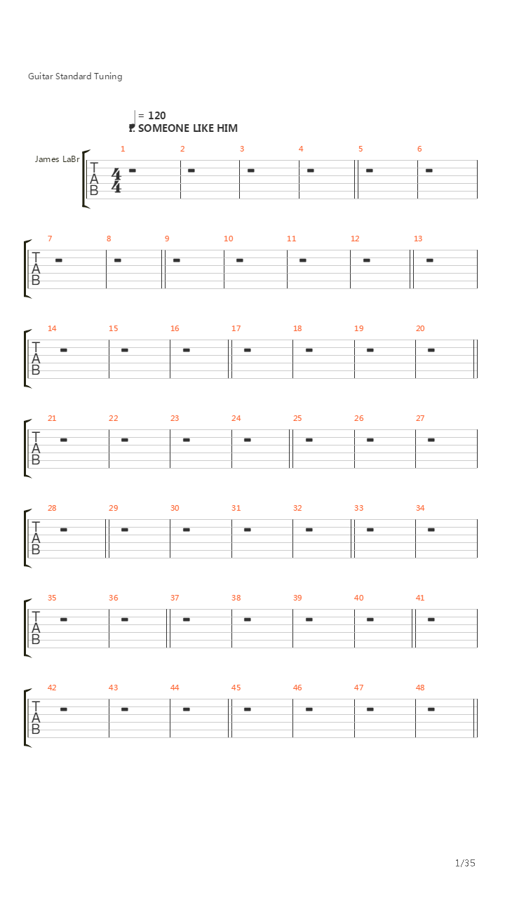 Octavarium吉他谱