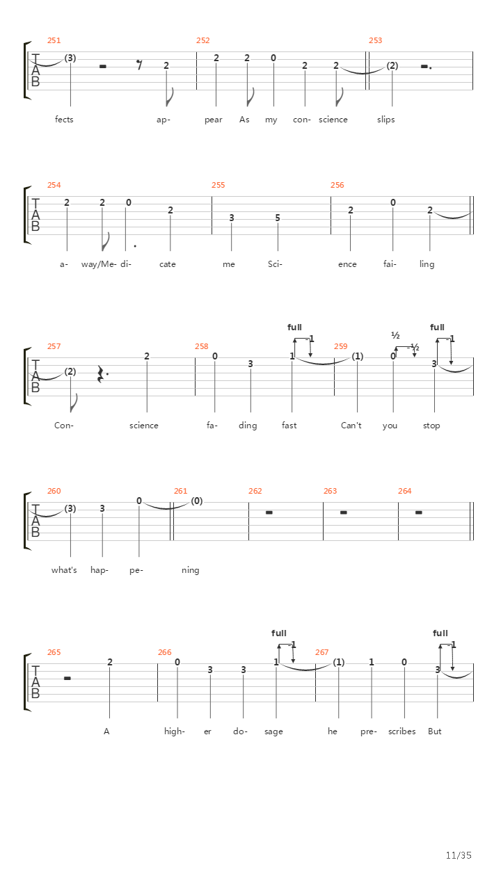 Octavarium吉他谱