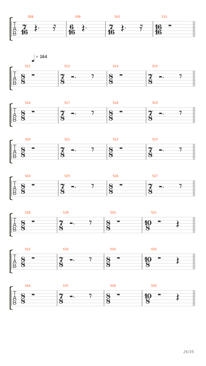 Octavarium吉他谱