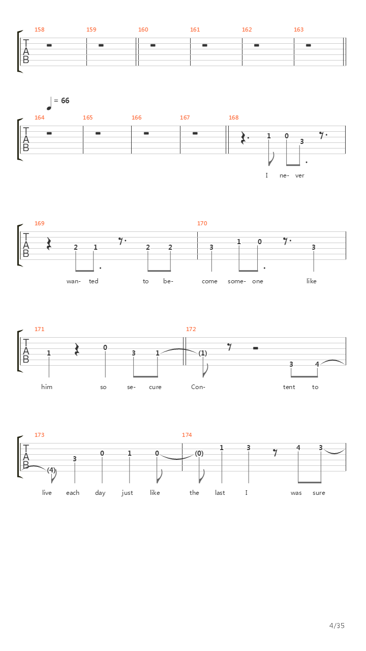 Octavarium吉他谱