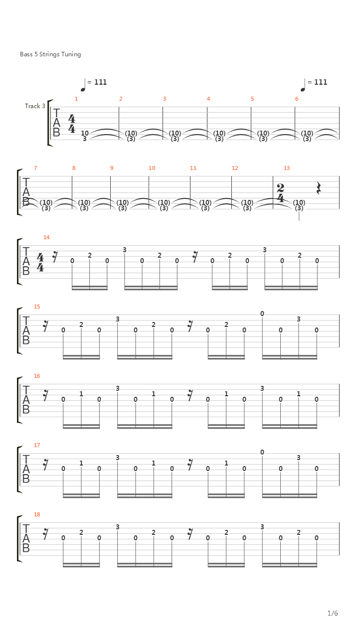 Overture 1928吉他谱