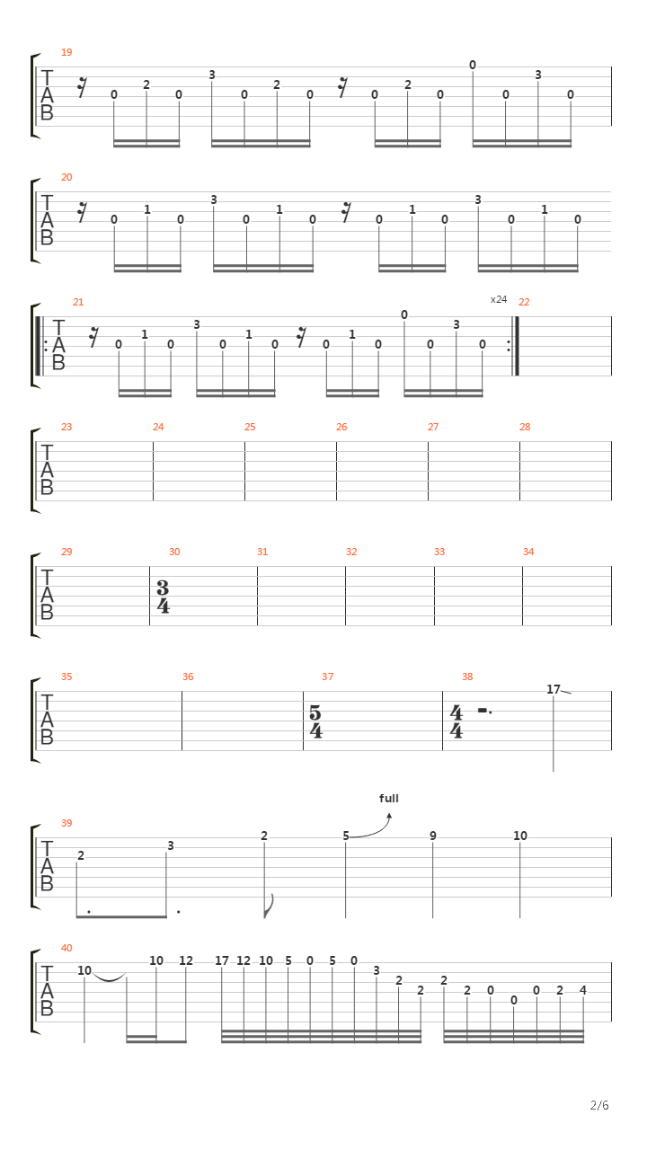 Overture 1928吉他谱