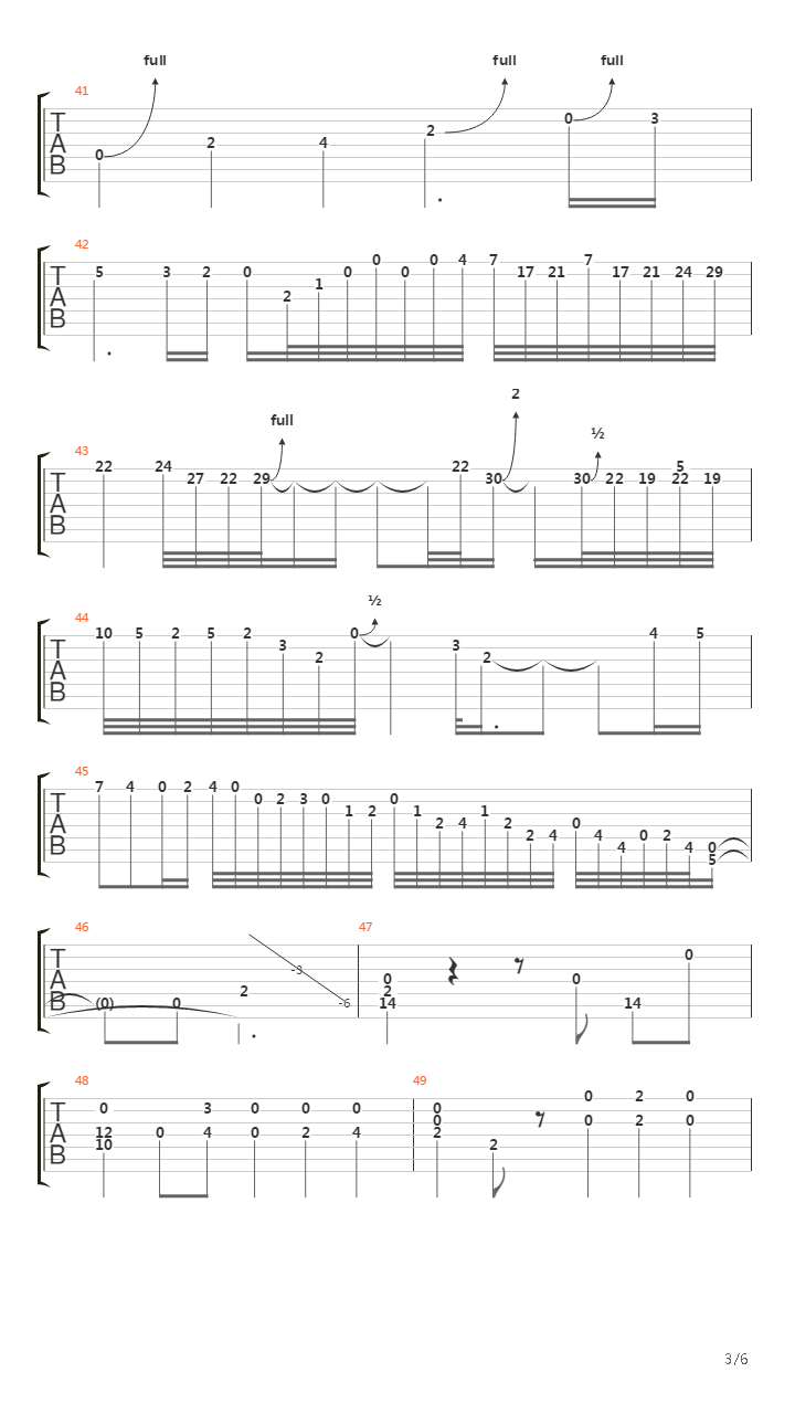 Overture 1928吉他谱