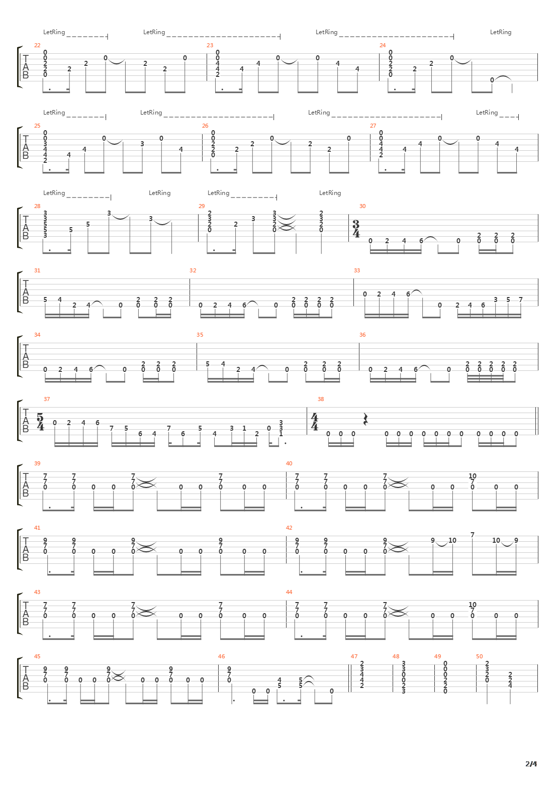 Overture 1928吉他谱