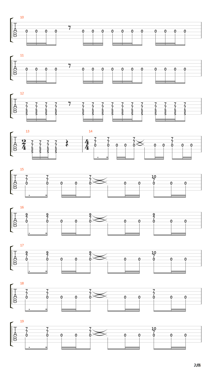 Overture 1928吉他谱