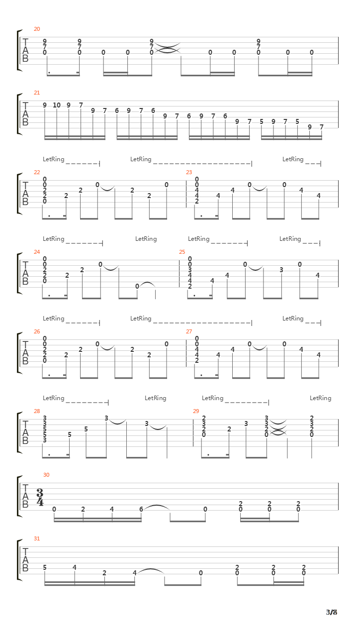 Overture 1928吉他谱