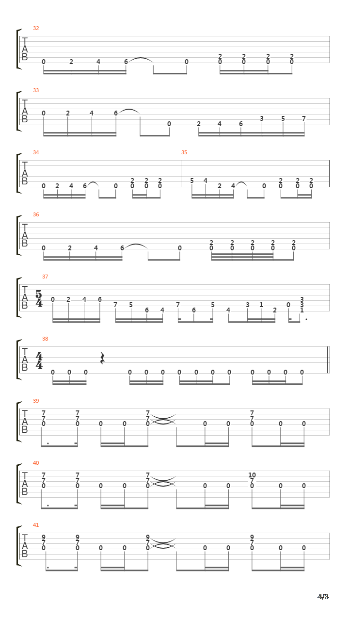 Overture 1928吉他谱