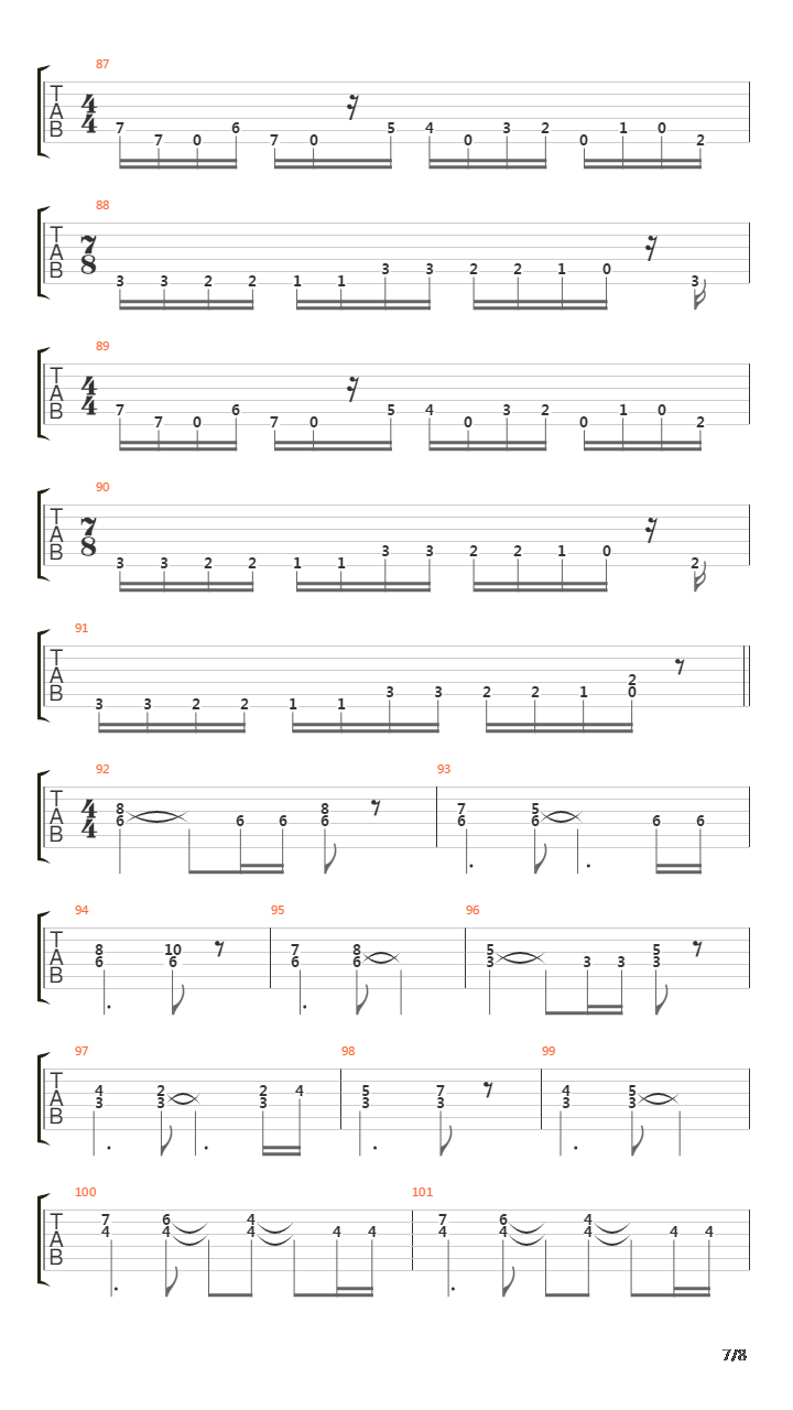 Overture 1928吉他谱