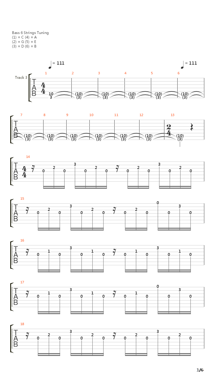 Overture 1928吉他谱