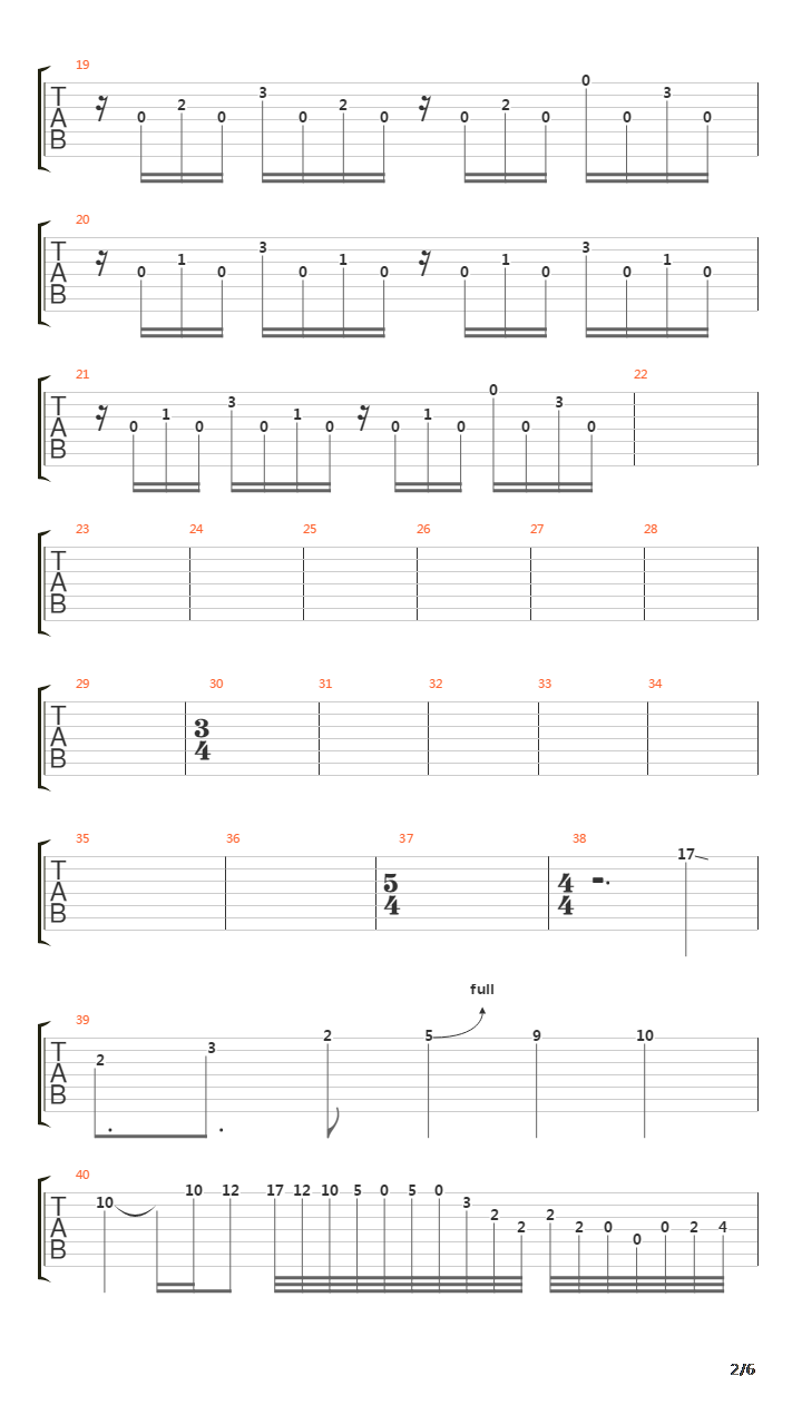 Overture 1928吉他谱