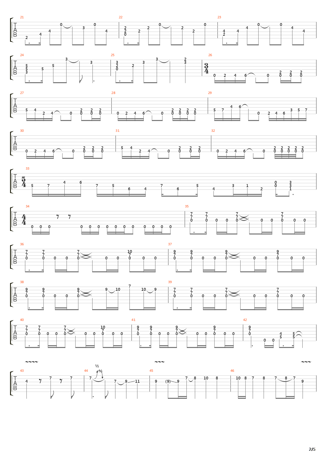 Overture 1928吉他谱