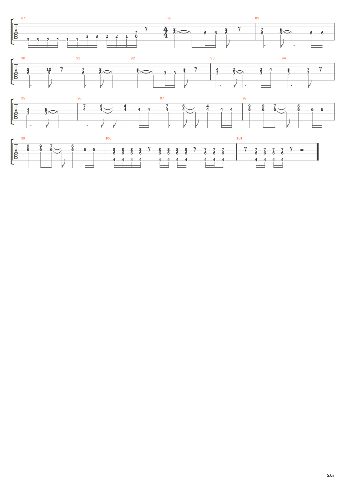 Overture 1928吉他谱