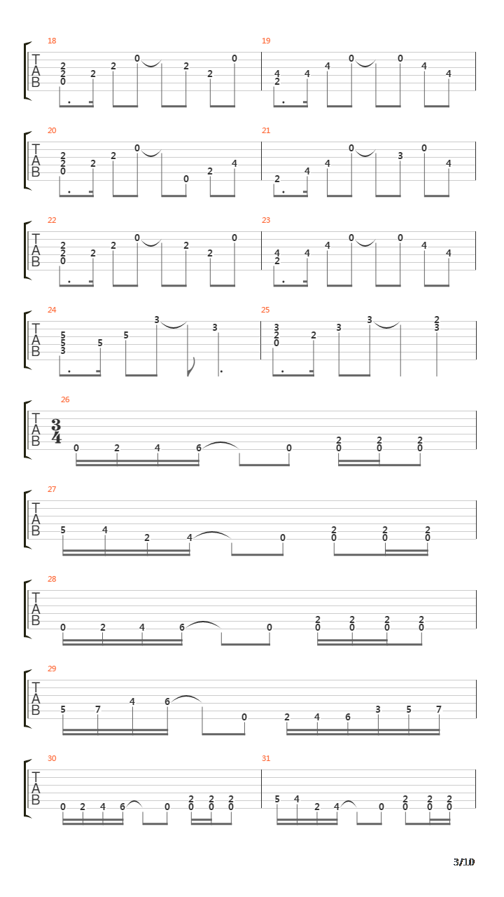 Overture 1928吉他谱