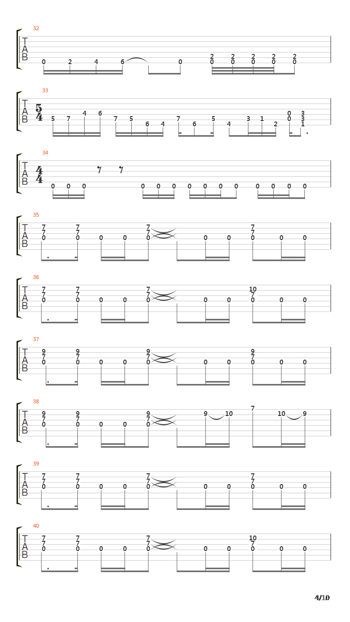 Overture 1928吉他谱