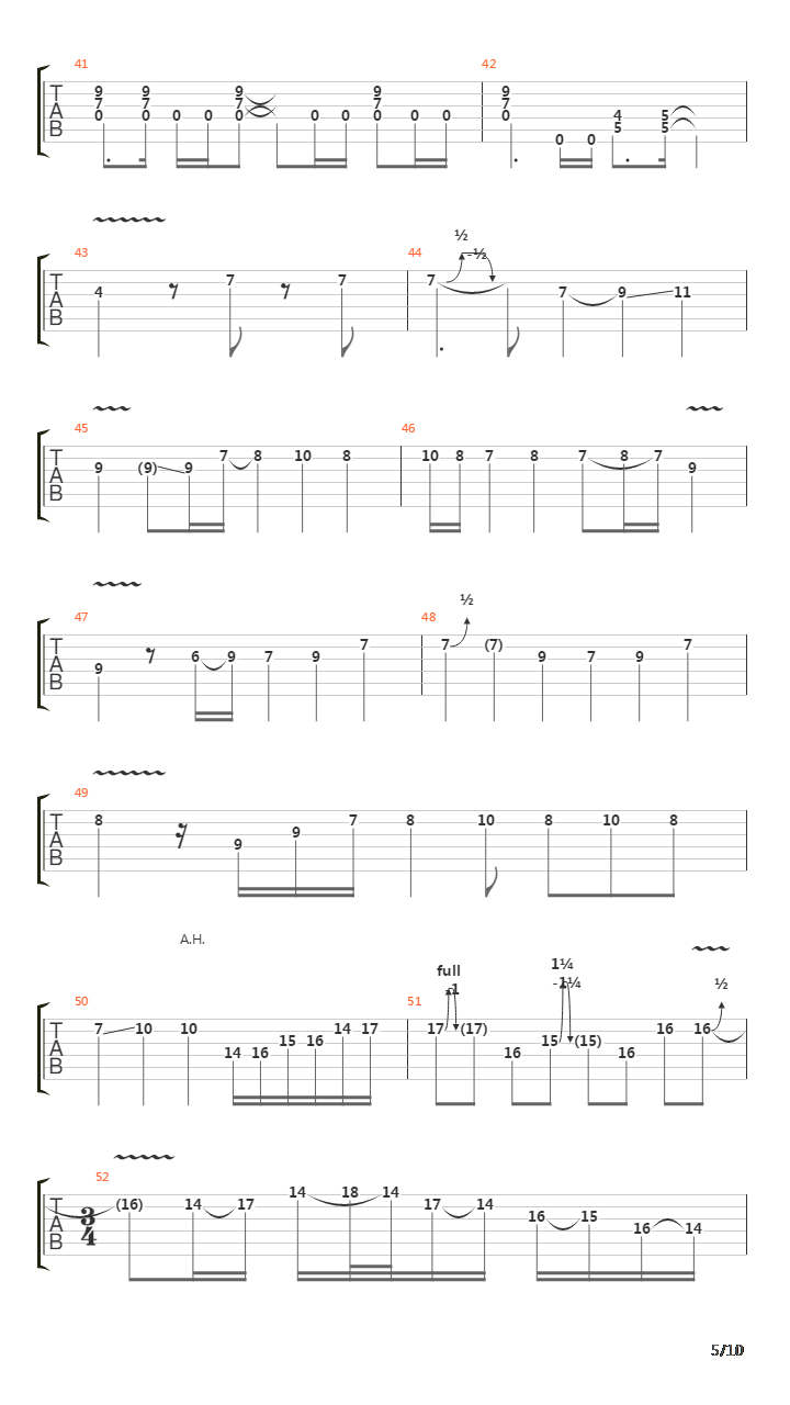 Overture 1928吉他谱