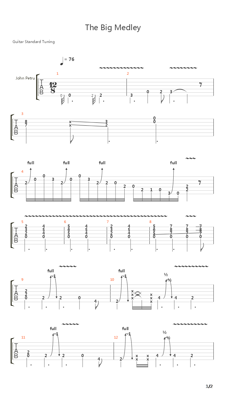 The Big Medley吉他谱