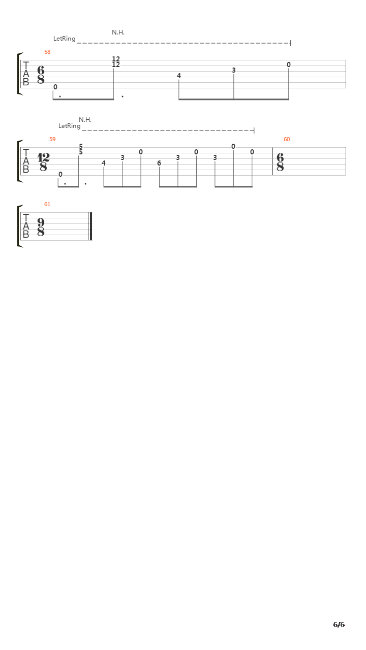 The Count Of Tuscany吉他谱