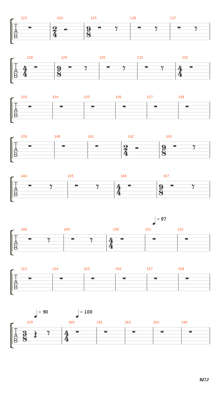 The Count Of Tuscany吉他谱