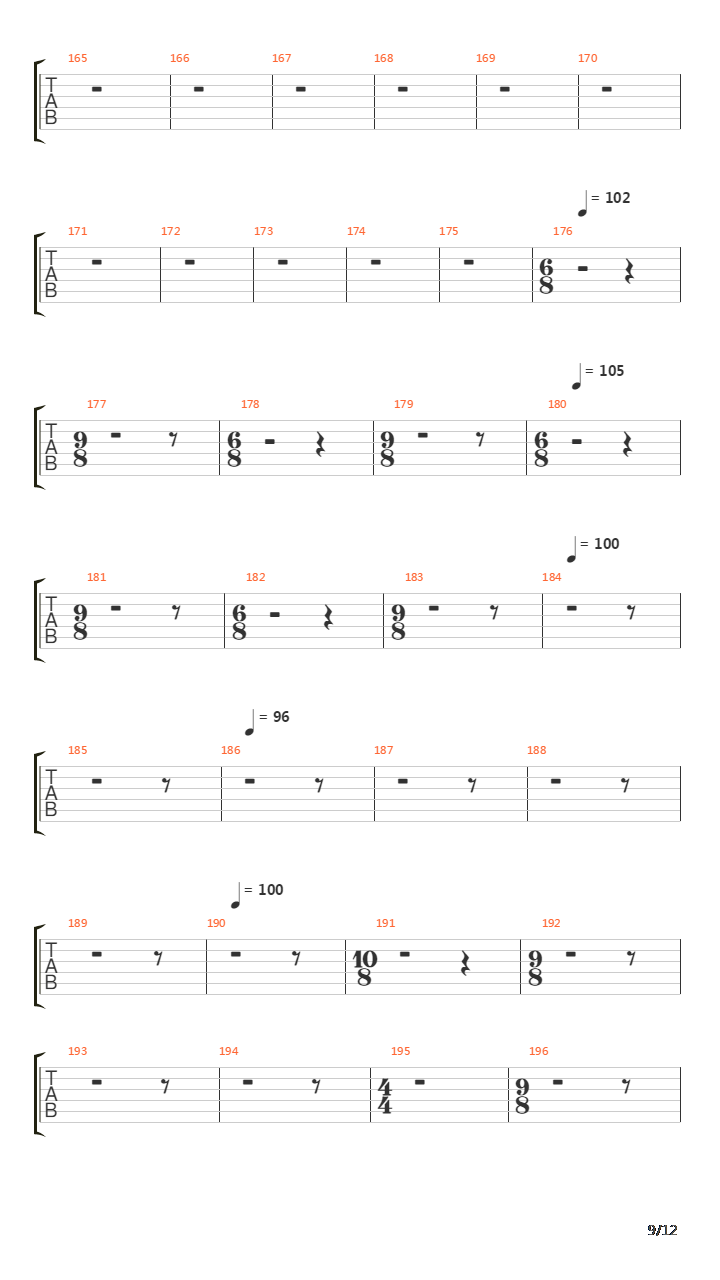 The Count Of Tuscany吉他谱