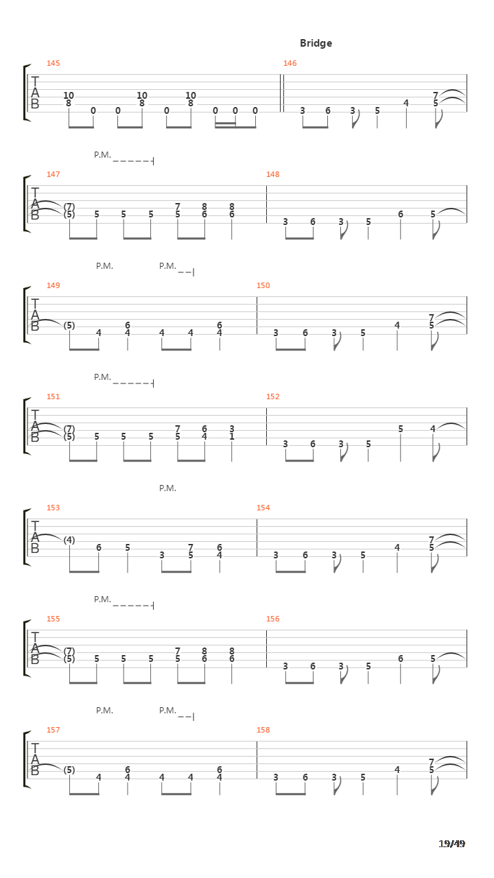 The Count Of Tuscany吉他谱