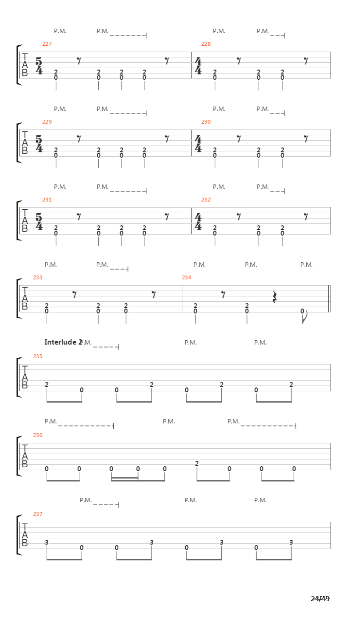 The Count Of Tuscany吉他谱