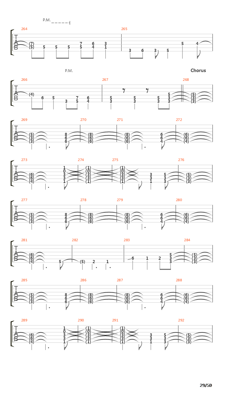 The Count Of Tuscany吉他谱