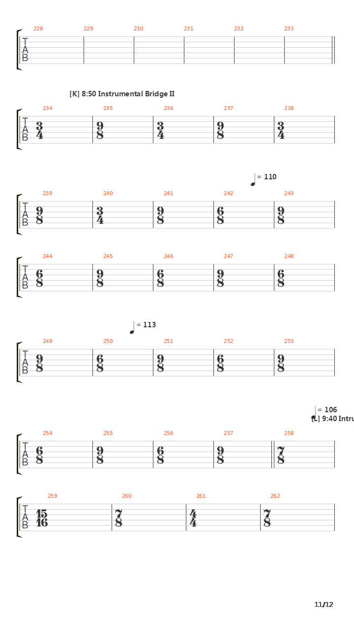 The Count Of Tuscany(10)吉他谱