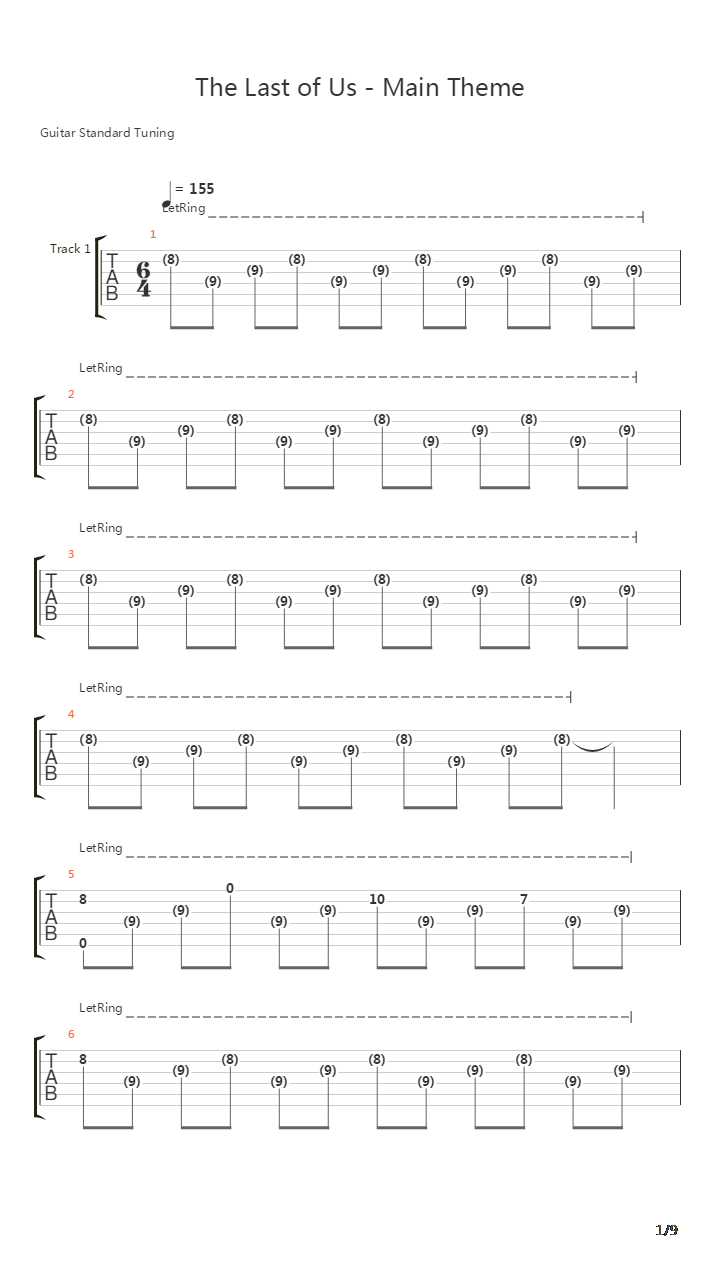 The Last of Us(最后生还者) - The Last of Us吉他谱