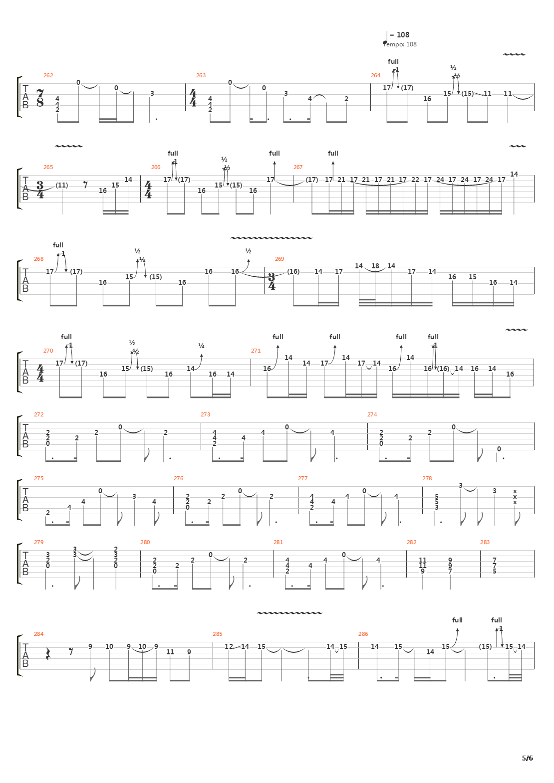 The Dance Of Eternity吉他谱