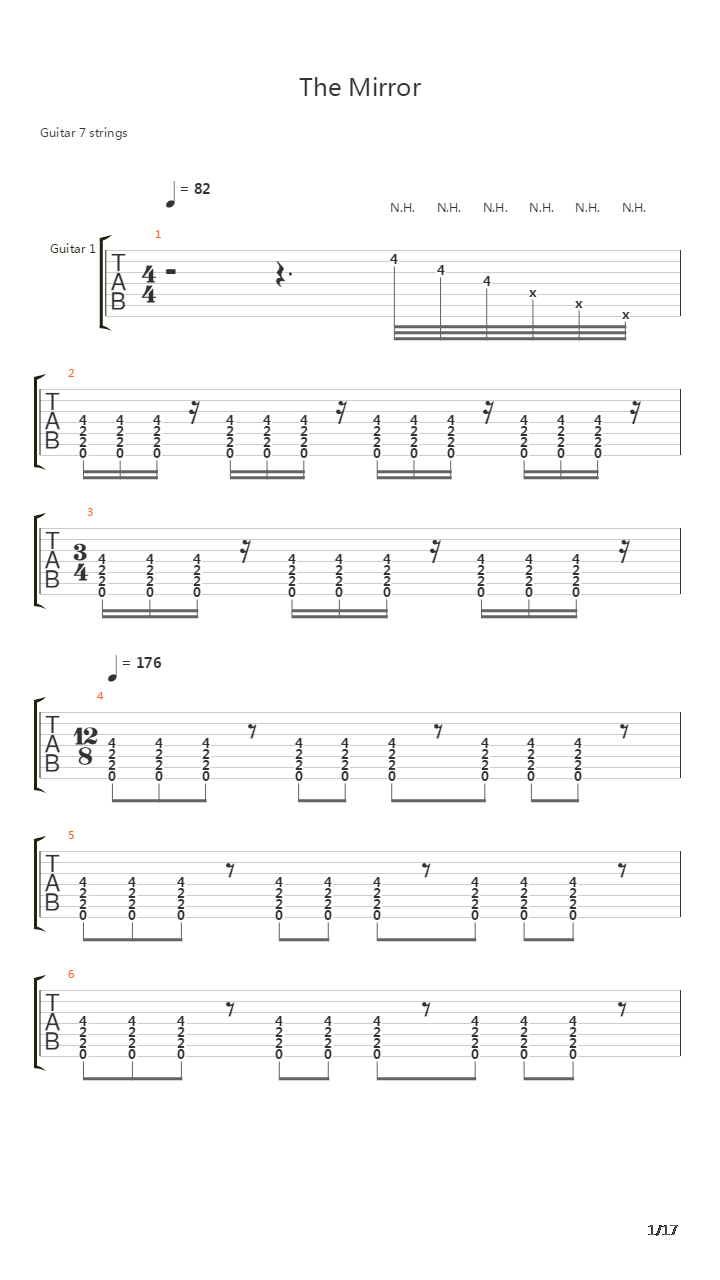 The Mirror吉他谱