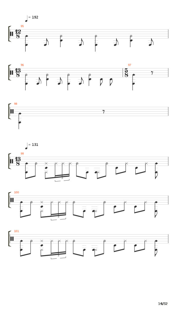 The Miracle And The Sleeper吉他谱