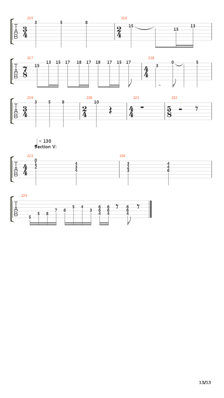 The Ytse Jam吉他谱