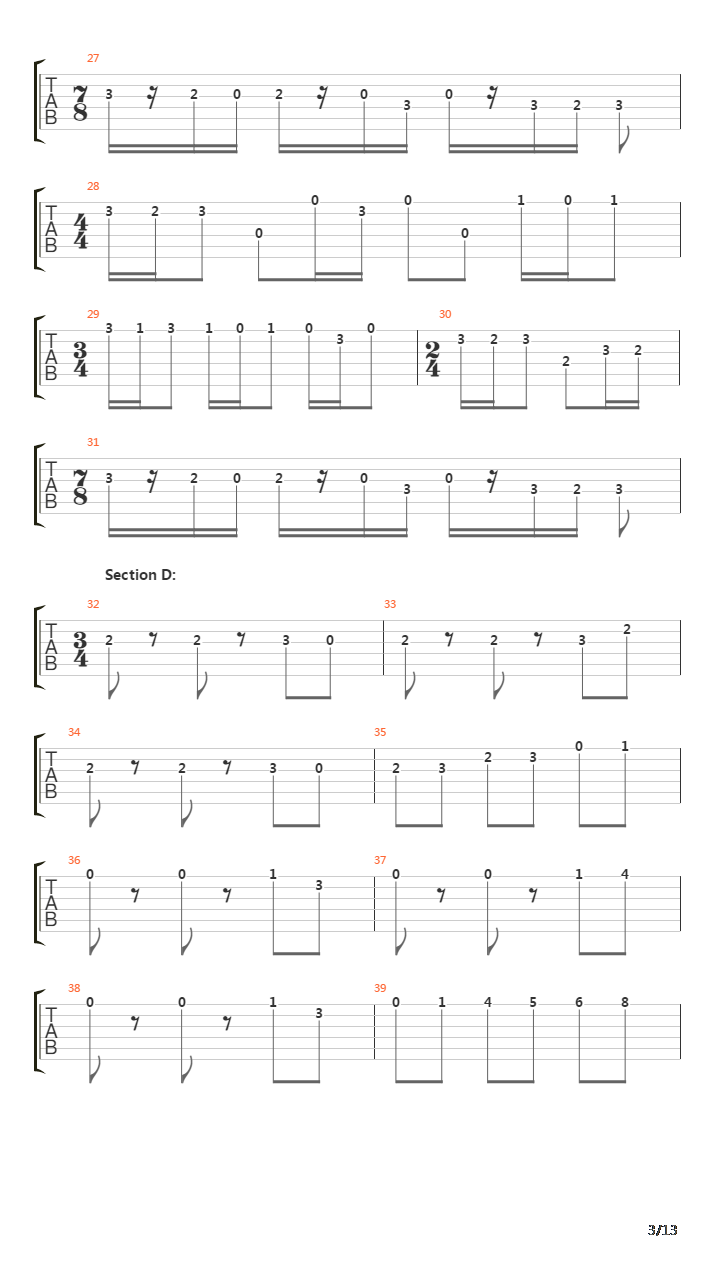 The Ytse Jam吉他谱