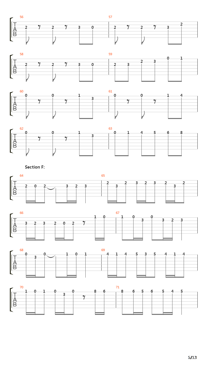 The Ytse Jam吉他谱