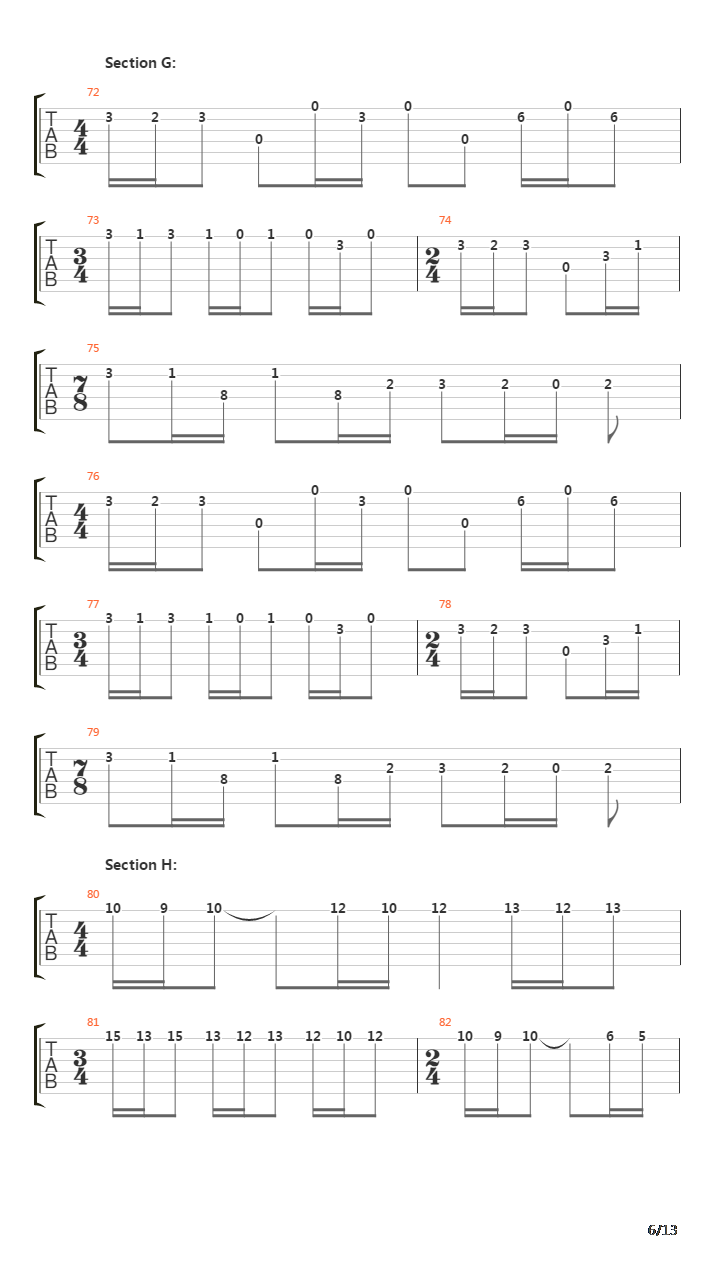 The Ytse Jam吉他谱