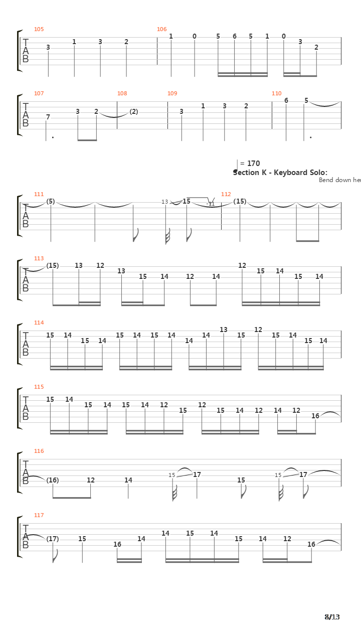 The Ytse Jam吉他谱