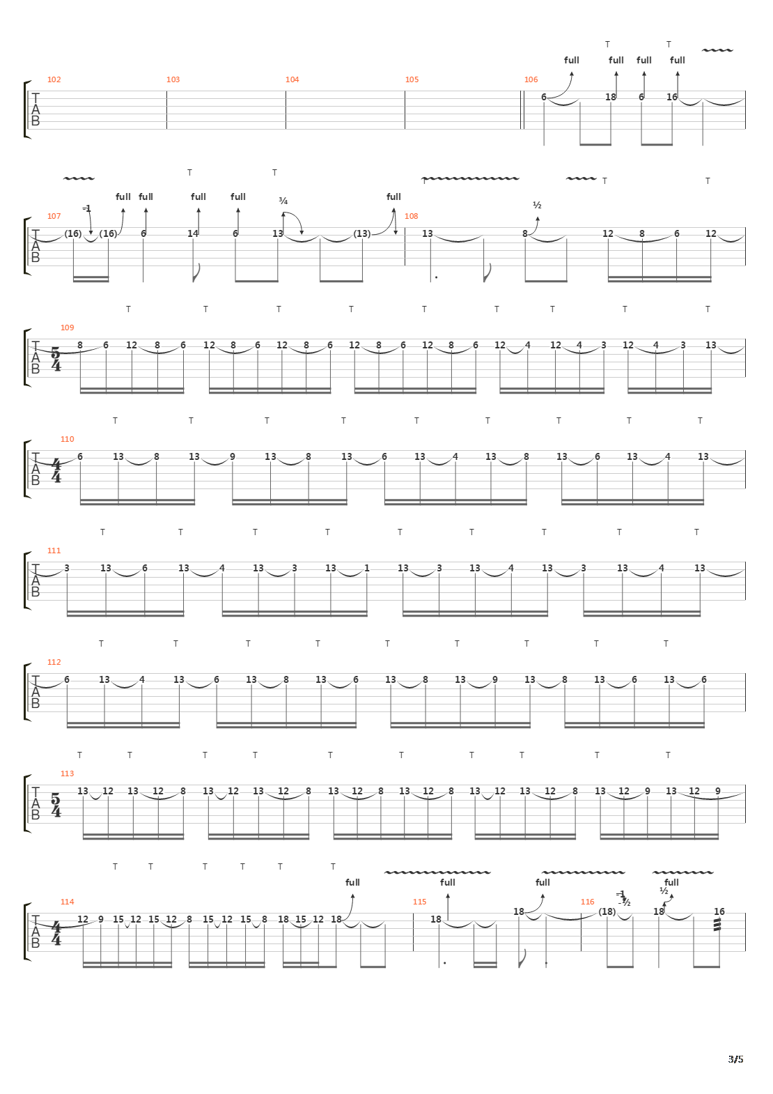 The Ytse Jam吉他谱