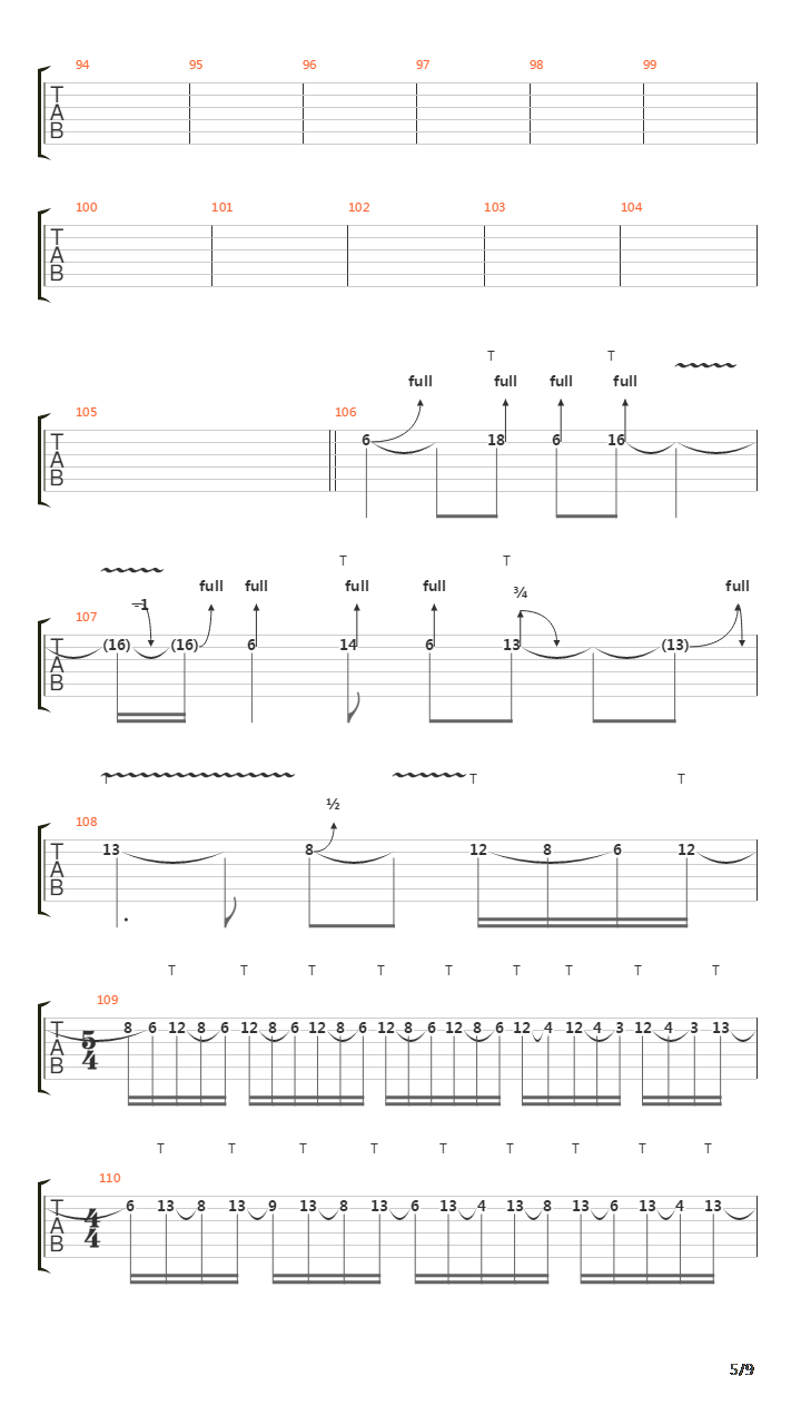 The Ytse Jam吉他谱