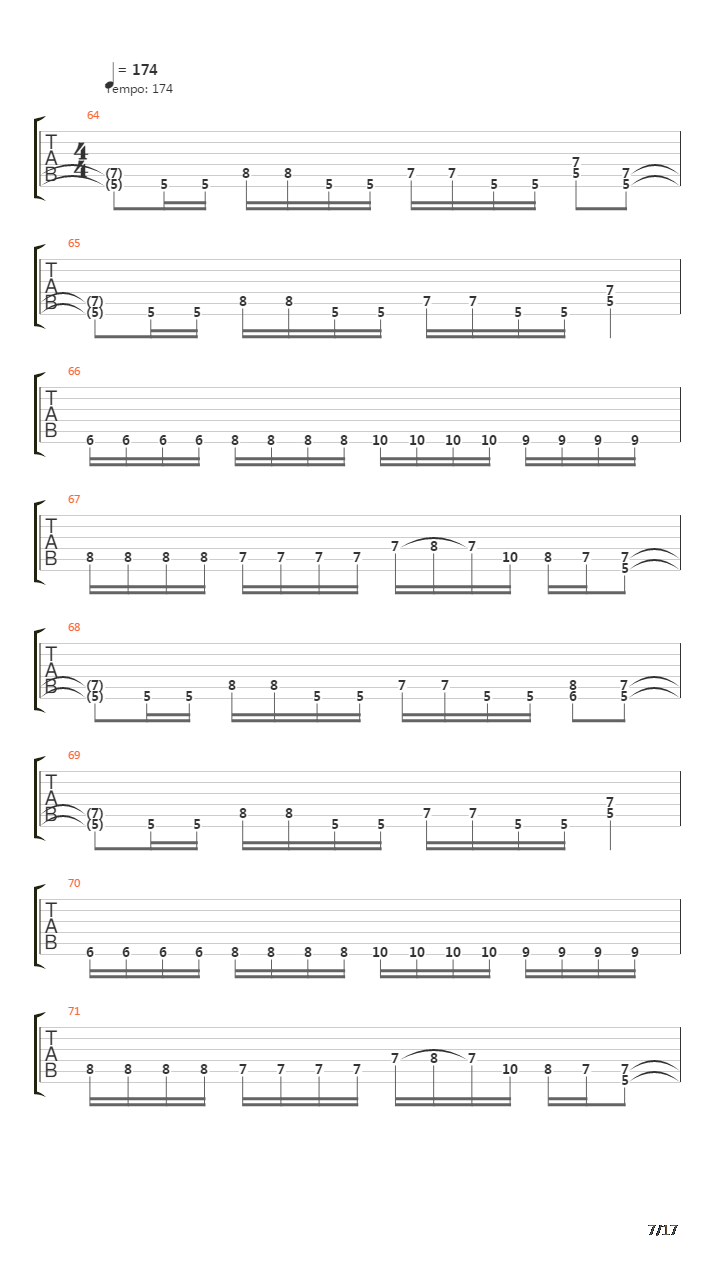 The Ytse Jam吉他谱