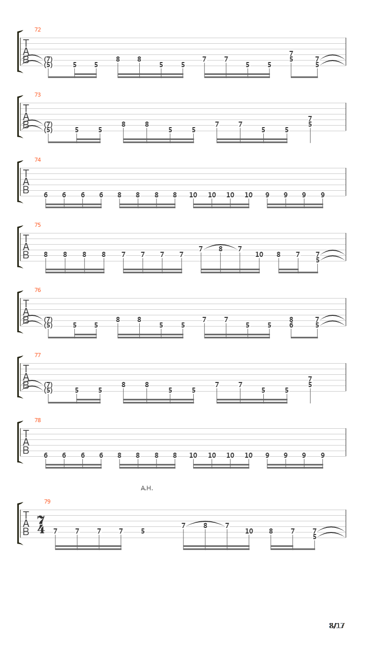 The Ytse Jam吉他谱