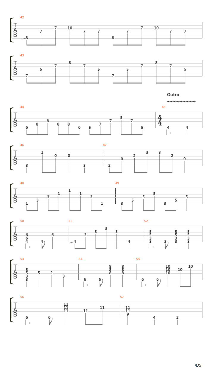 Viii Losing Time Grand Finale吉他谱