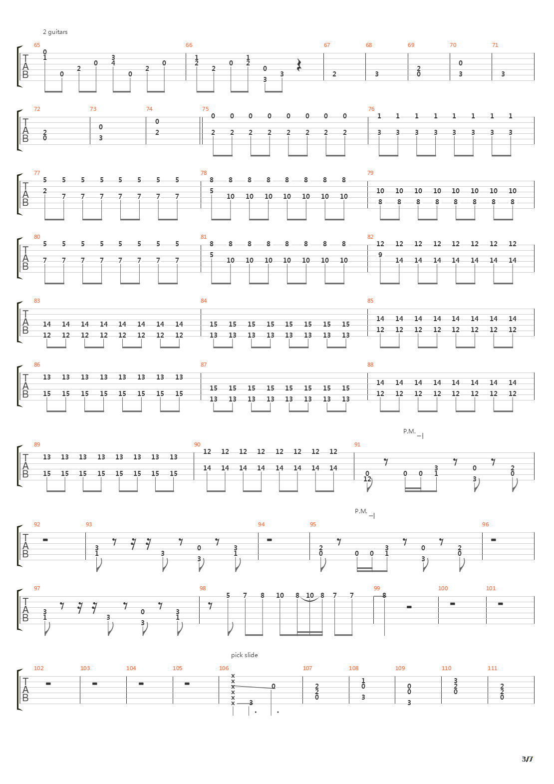 Downfall吉他谱