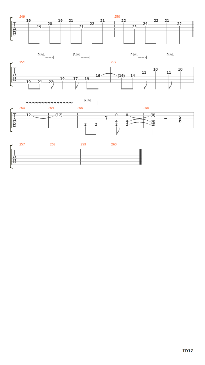 Downfall吉他谱