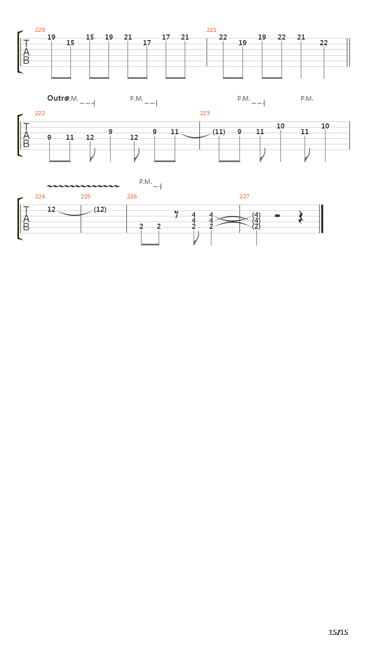 Downfall吉他谱